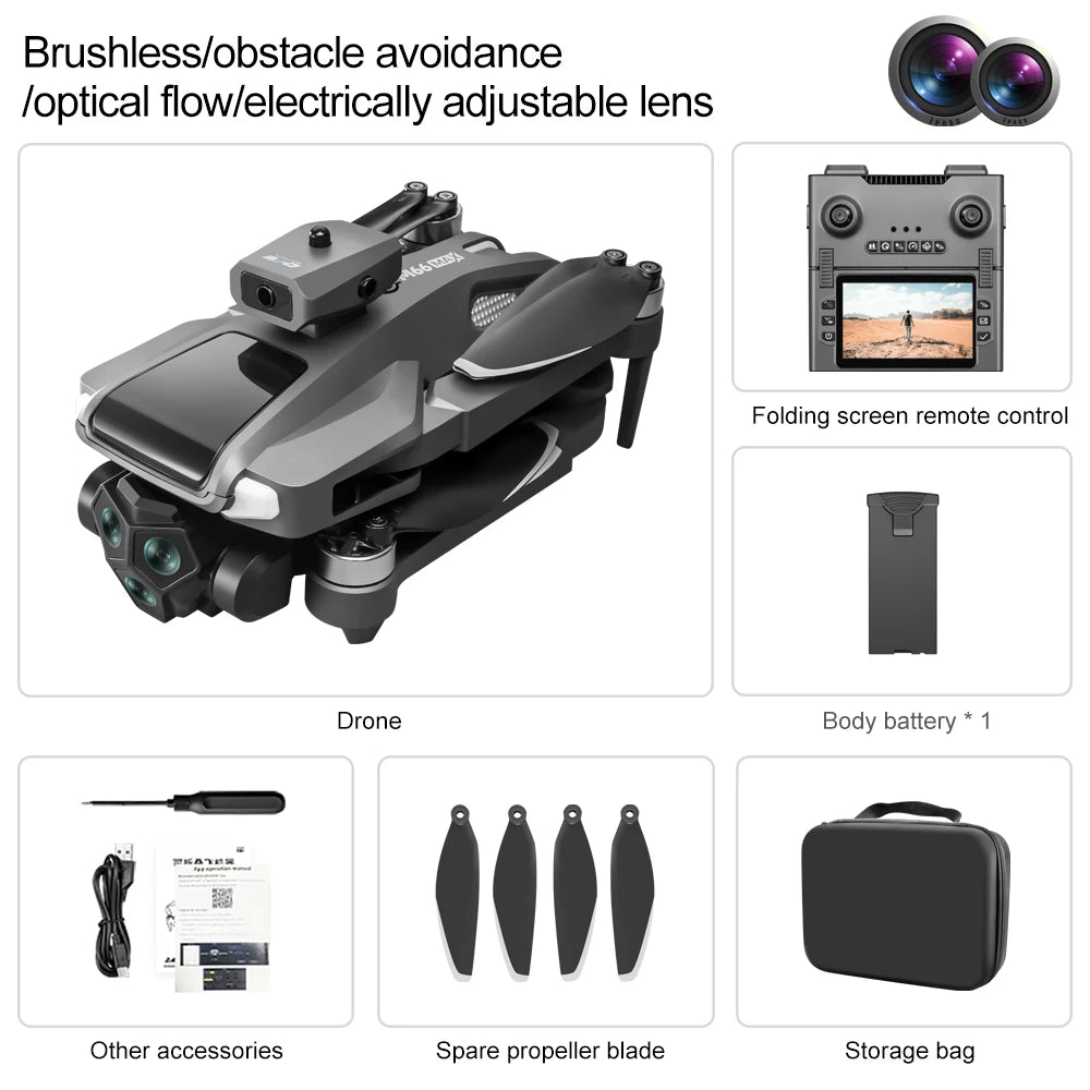 Drone Profesional 4K Dual Camera,foldable Quadcopter